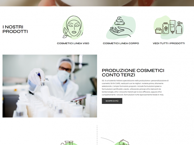 SG Cosmetici: laboratorio di cosmetici per il corpo e per il viso