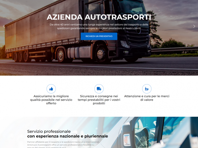 Antonucci Autotrasporti: il tuo partner per il trasporto merci